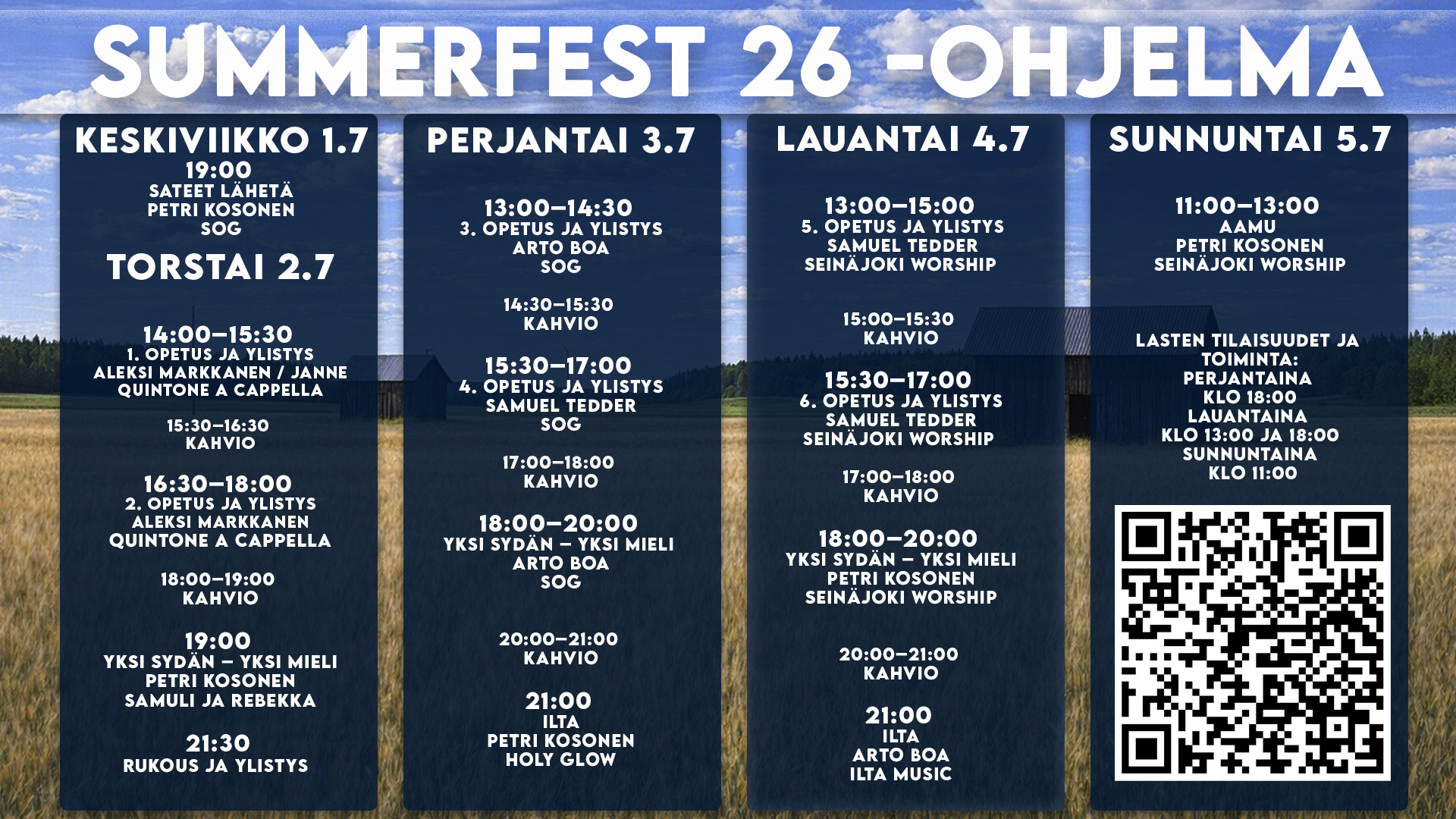 Summerfest26OHJELMAQR